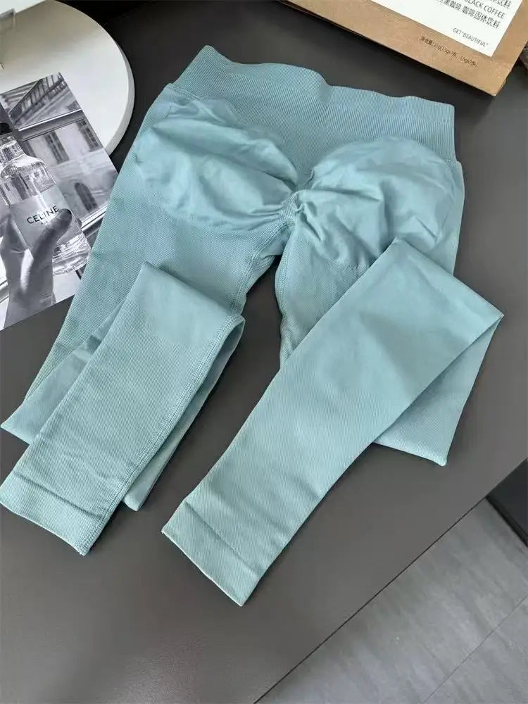 Seamless Gym Pants Women Soft Scrunch Workout Tights Female Running High Waist Yoga Legging Push Up Sports Leggings Women
