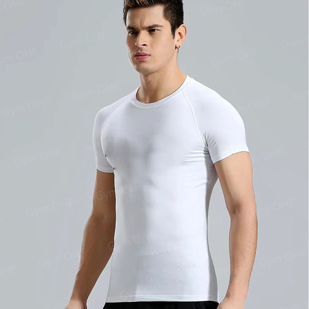 T Shirt Men Rashguard Jiu Jitsu Bjj Gym Fitness Running Training Shirts Boxing Jersey Compression Nightwing Print Tops For Male