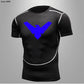 T Shirt Men Rashguard Jiu Jitsu Bjj Gym Fitness Running Training Shirts Boxing Jersey Compression Nightwing Print Tops For Male