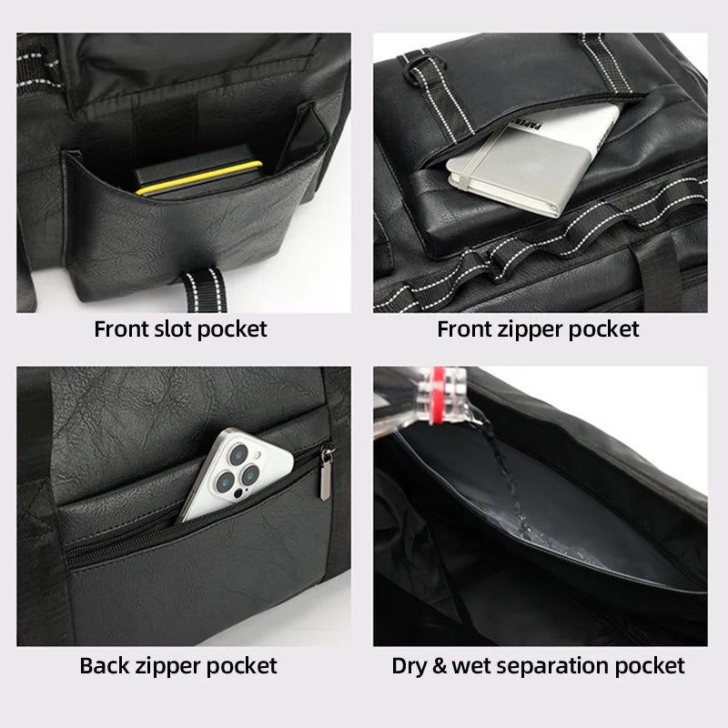 Sports Duffel Bag Gym Fitness Yoga Bags Travel Handheld Outdoor Camping Hiking Handbag with Shoes Pack Large Luggage Satchel