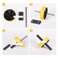Ab Power Roller with Foam Handle for Indoor Fitness