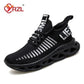 YRZL Men Shoes Comfortable Sneakers Womoen Breathable Couple Running Shoes Mesh Tenis Sport Shoes Size 36-46 Waling Sneakers Men