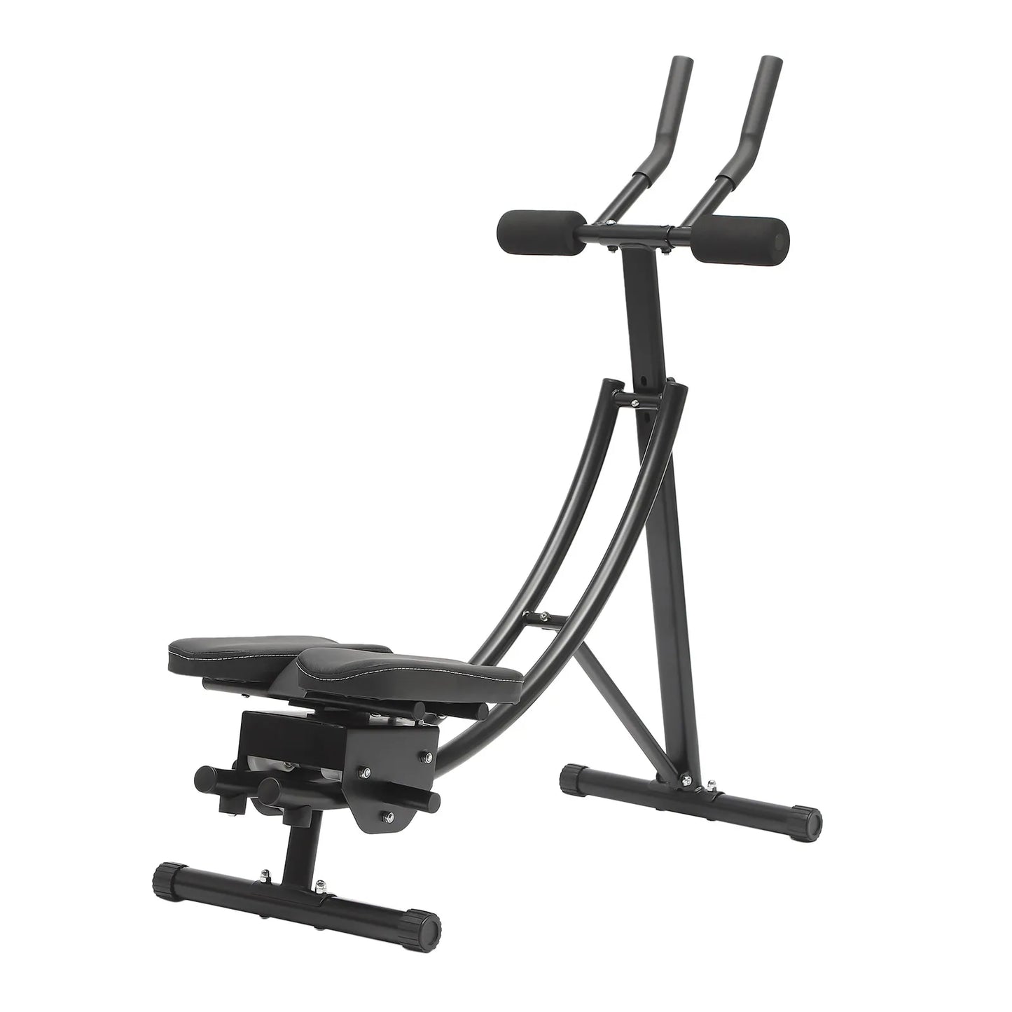 Ab Machine Coaster Abdominal Crunch Trainer Fit Home Gym Core Workout Equipment with Intelligent Display