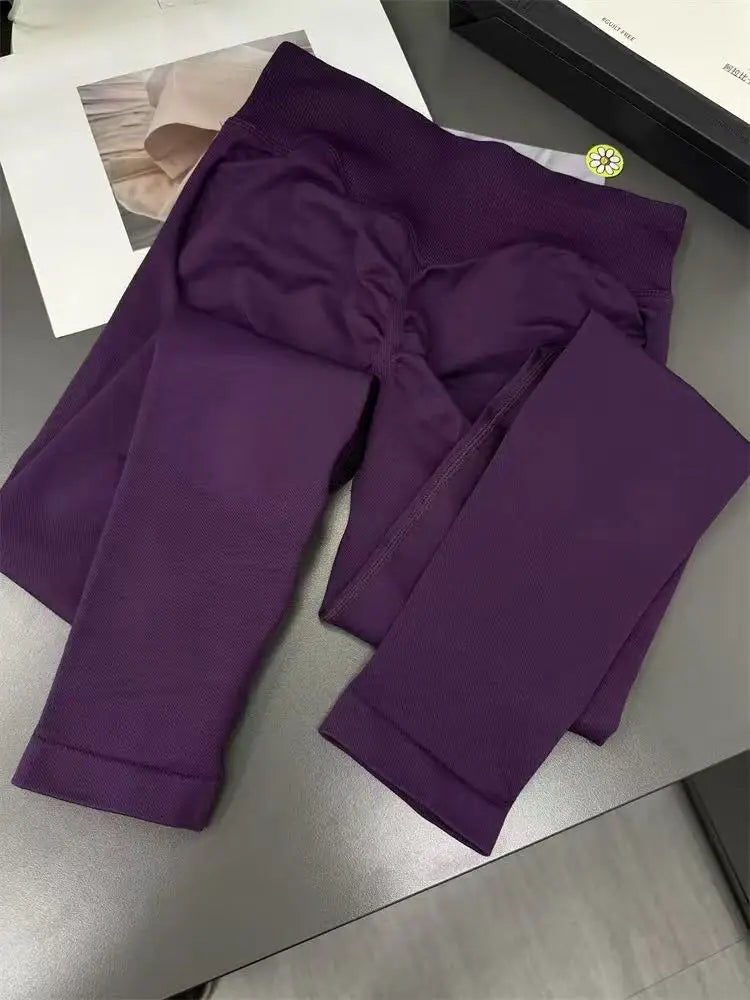 Seamless Gym Pants Women Soft Scrunch Workout Tights Female Running High Waist Yoga Legging Push Up Sports Leggings Women