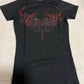 Breathedivinity Compression Shirt Short Sleeve tops Muscle GYM Fitness Mock Neck in Black Wolves Club Y2K