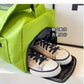 Unisex Capacity Crossbody Sports Bag, Water-Resistant Gym Travel Duffle with Shoe Compartment & Dry-Wet Separation (38x23cm)