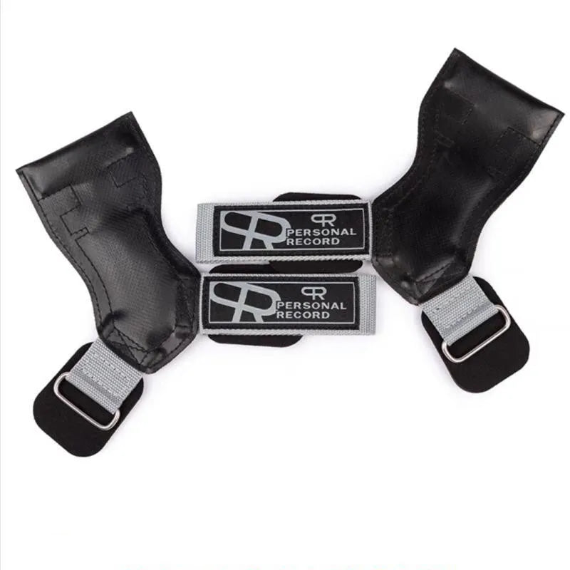 1Pair Rubber Gym Grips Palm Guards Cowhide Palm Protector Weightlifting Gymnastics Workout Glove Grip Fitness Training Equipment