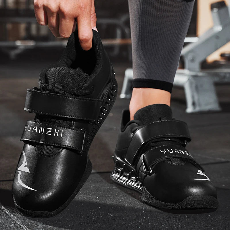 Professional Weightlifting Shoes for Men Women Flat Bottom Power Training Sneakers Indoor Gym Footwears Comfortable