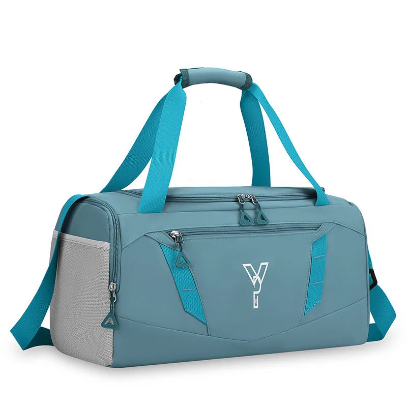 Woman Sports Gym Handbag Waterproof Fitness Training Bag Dry Wet Swimming Tote With Shoes Pocket Travel Luggage Shoulder Bags