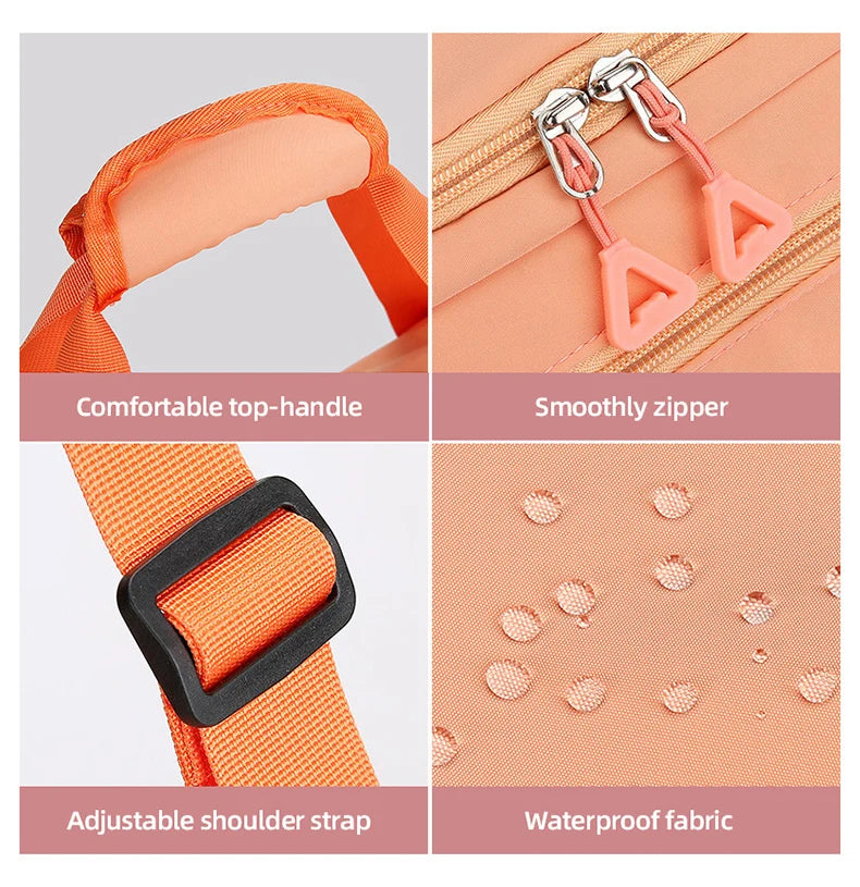 Woman Sports Gym Handbag Waterproof Fitness Training Bag Dry Wet Swimming Tote With Shoes Pocket Travel Luggage Shoulder Bags
