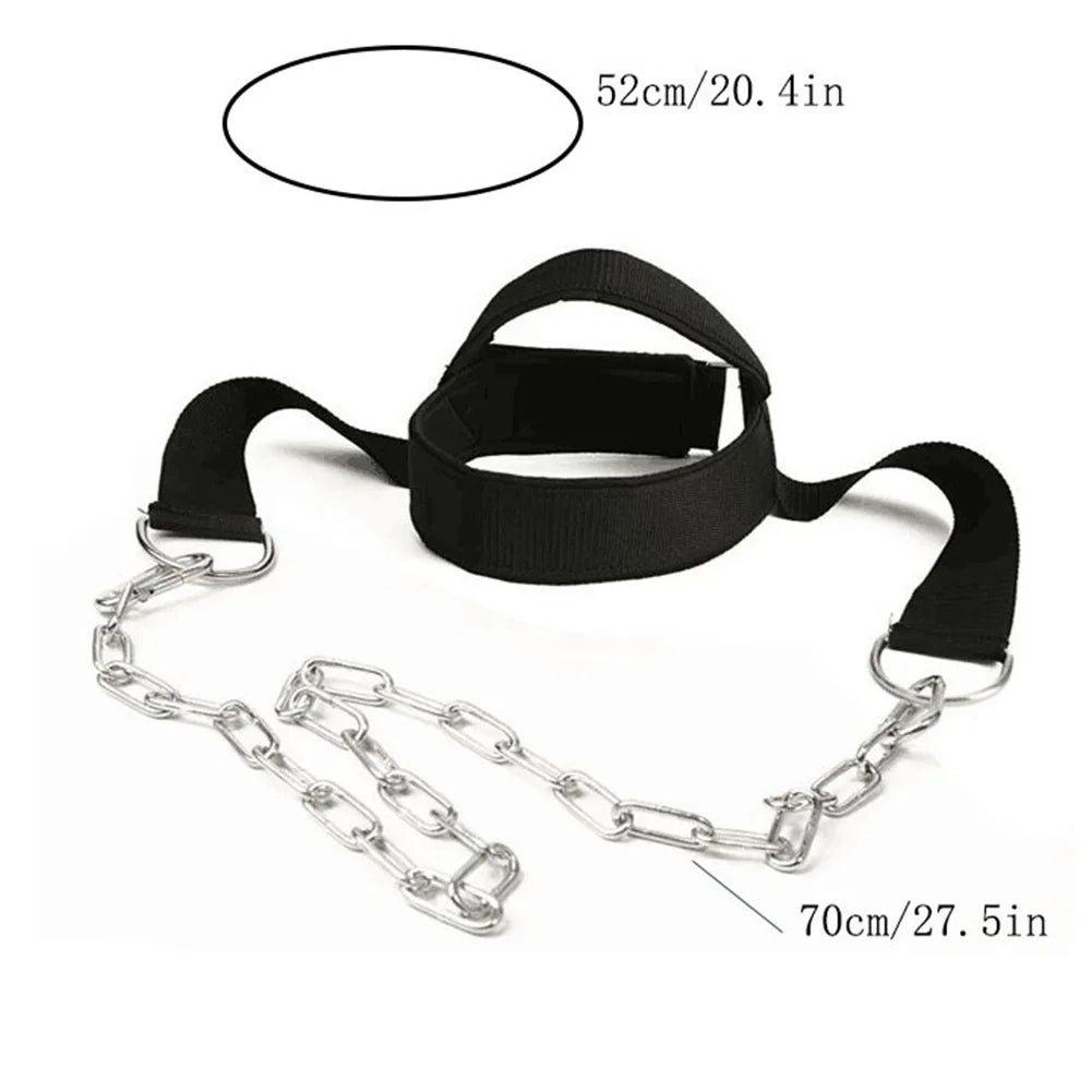 Head Neck Training Head Harness Adjustable Gym Fitness Weight Bearing Cap Body Strength Exercise Strap Neck Muscle Power Trainer