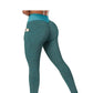 S-3XL Women's Casual High Waist Pocket Sports Leggings Fitness Pants Scrunch Butt Workout Tights Push Up Yoga Gym Leggins