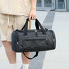 Men Fitness Bag Large Capacity with Shoe Compartment and Wet Pocket Training Sports Bag for Camping/Trekking/Hiking/Traveling
