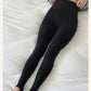 BIVIGAOS Spring Summer Thin Foot Tights Sharkskin Leggings Women High Waist Elastic Smiling Sexy Yoga Sport Fitness Leggings