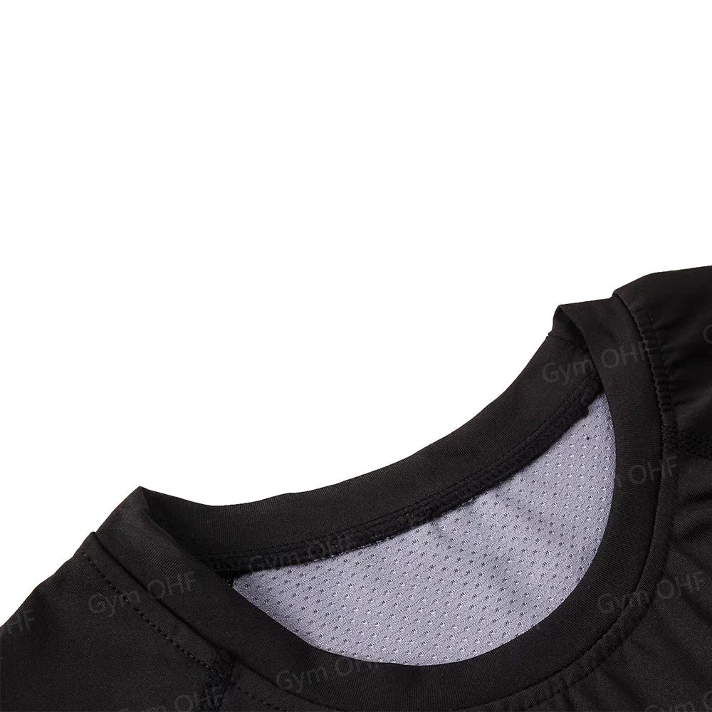 T Shirt Men Rashguard Jiu Jitsu Bjj Gym Fitness Running Training Shirts Boxing Jersey Compression Nightwing Print Tops For Male