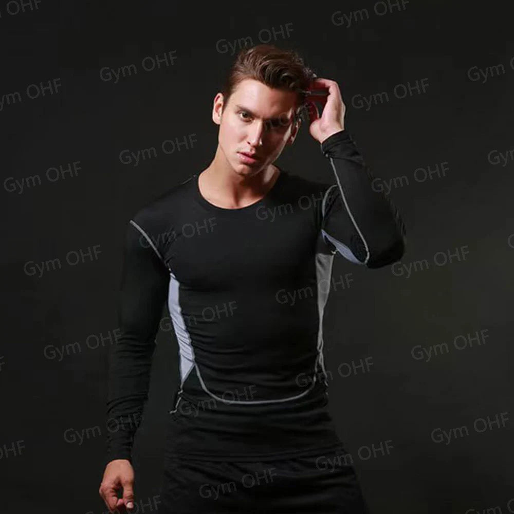 T Shirt Men Rashguard Jiu Jitsu Bjj Gym Fitness Running Training Shirts Boxing Jersey Compression Nightwing Print Tops For Male