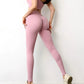 Women's Seamless Yoga Leggings Fitness GYM Pants High Waist Elastic Sexy Hips Tight Peach Buttocks Quick Dry Breathable Pants