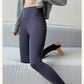 BIVIGAOS Spring Summer Thin Foot Tights Sharkskin Leggings Women High Waist Elastic Smiling Sexy Yoga Sport Fitness Leggings