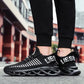 YRZL Men Shoes Comfortable Sneakers Womoen Breathable Couple Running Shoes Mesh Tenis Sport Shoes Size 36-46 Waling Sneakers Men