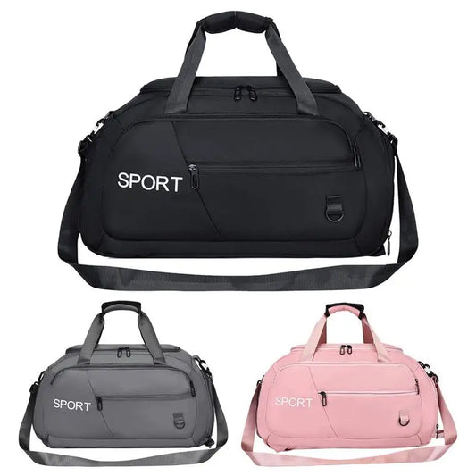 fitness Gym Bag Oxford Cloth Large Capacity Travel Bag Sports Handbags Gym Duffle Bag Waterproof Multiple Pockets Storage Pack