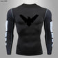 T Shirt Men Rashguard Jiu Jitsu Bjj Gym Fitness Running Training Shirts Boxing Jersey Compression Nightwing Print Tops For Male