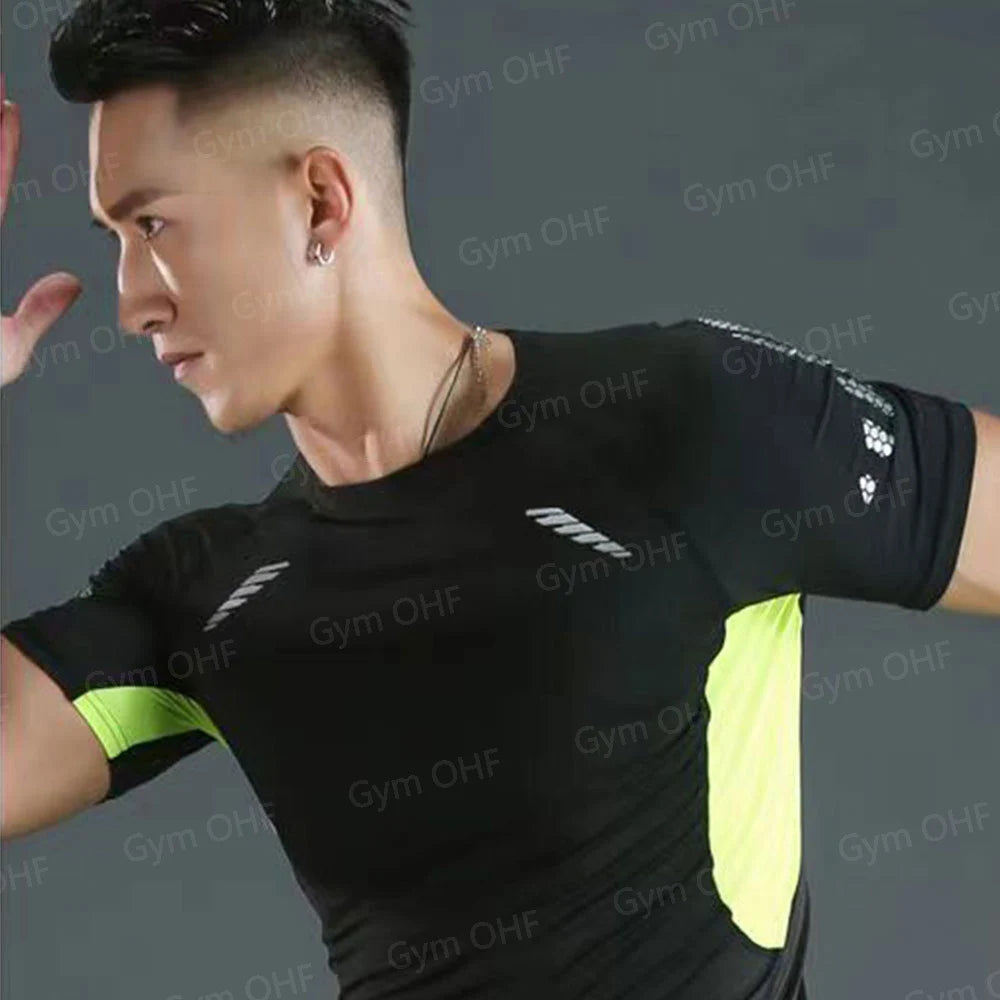 T Shirt Men Rashguard Jiu Jitsu Bjj Gym Fitness Running Training Shirts Boxing Jersey Compression Nightwing Print Tops For Male