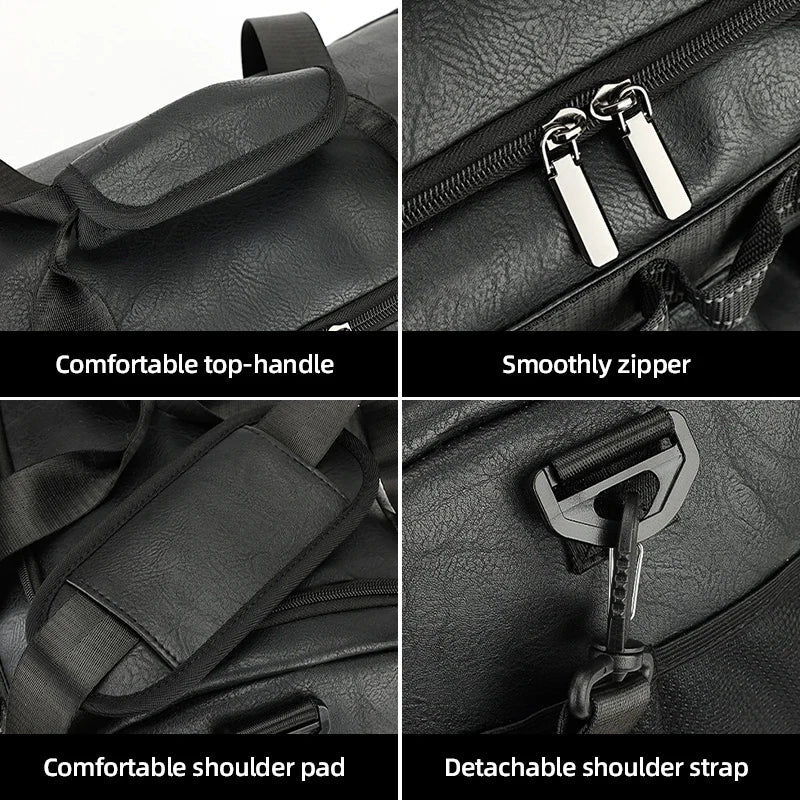 Sports Duffel Bag Gym Fitness Yoga Bags Travel Handheld Outdoor Camping Hiking Handbag with Shoes Pack Large Luggage Satchel