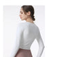 New Long Sleeve Yoga Built-in chest pad Shirts Sport Top Fitness Yoga Top Gym Top Sports Wear for Women Gym Femme Jersey Mujer