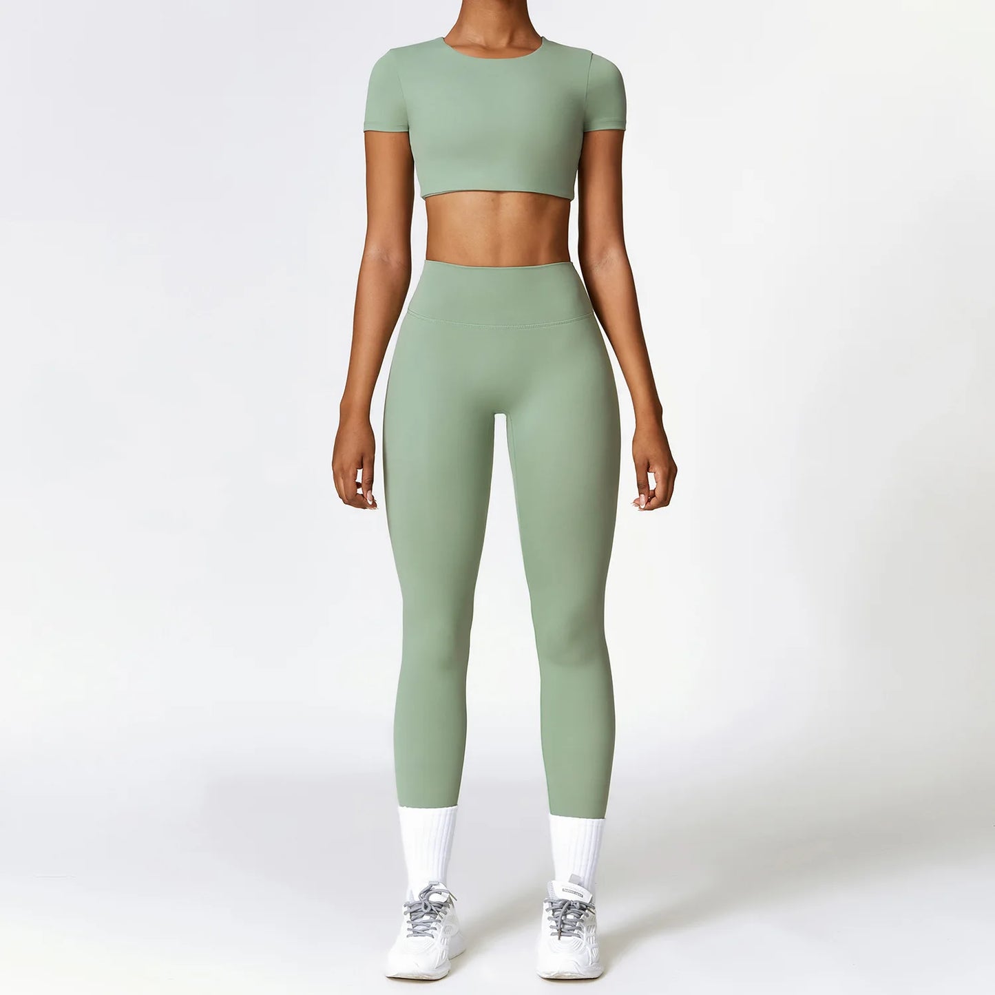 2 Pieces Sportswear Seamless Yoga Set Gym Clothes Sportswear Yoga Suits For Women Fitness Set Tracksuits Sports Bra Gym Leggings