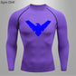 T Shirt Men Rashguard Jiu Jitsu Bjj Gym Fitness Running Training Shirts Boxing Jersey Compression Nightwing Print Tops For Male
