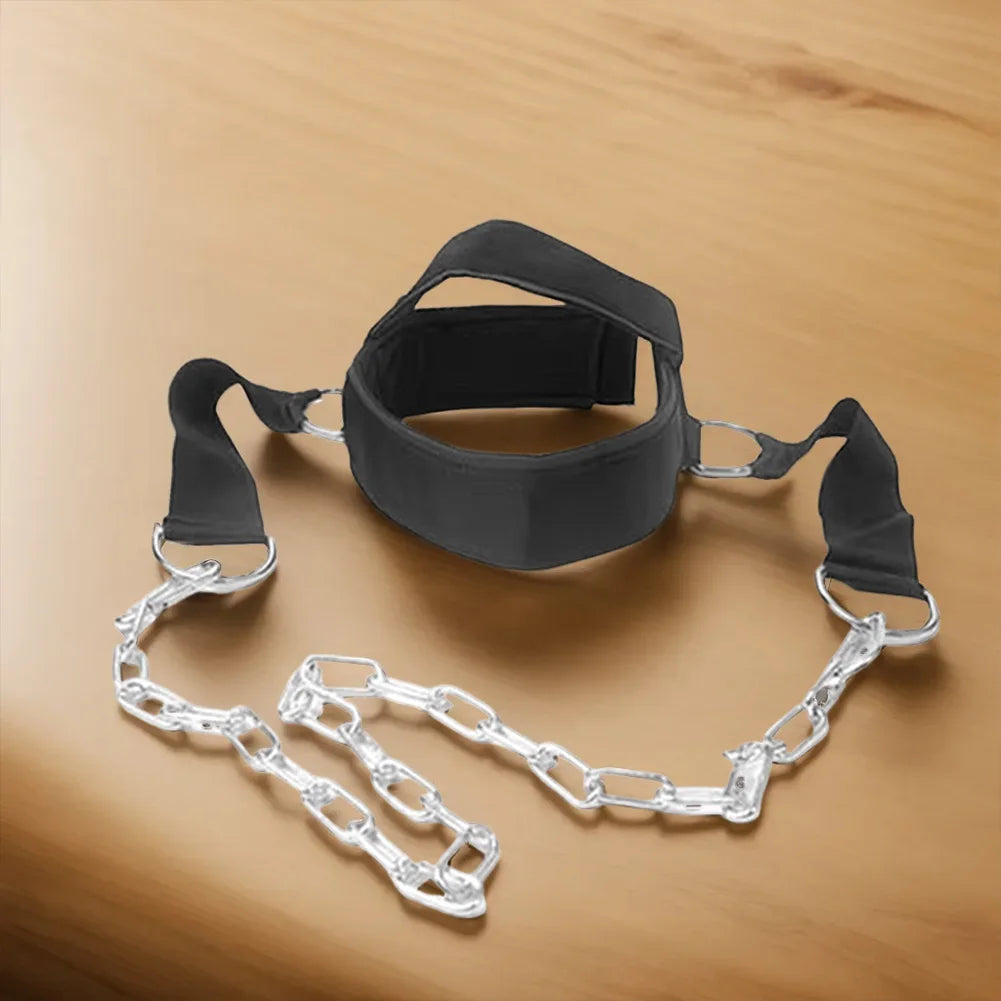 Head Neck Training Head Harness Adjustable Gym Fitness Weight Bearing Cap Body Strength Exercise Strap Neck Muscle Power Trainer