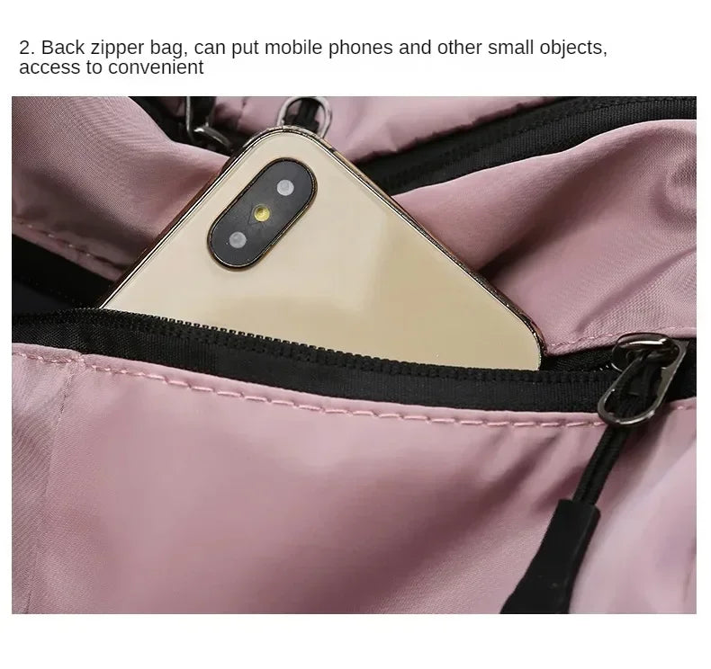 Large Capacity Yoga Gym Bag Waterproof  Women Swimming Outdoor Sports Bags Multifunction Hand Travel Duffle Weekend Package Bag
