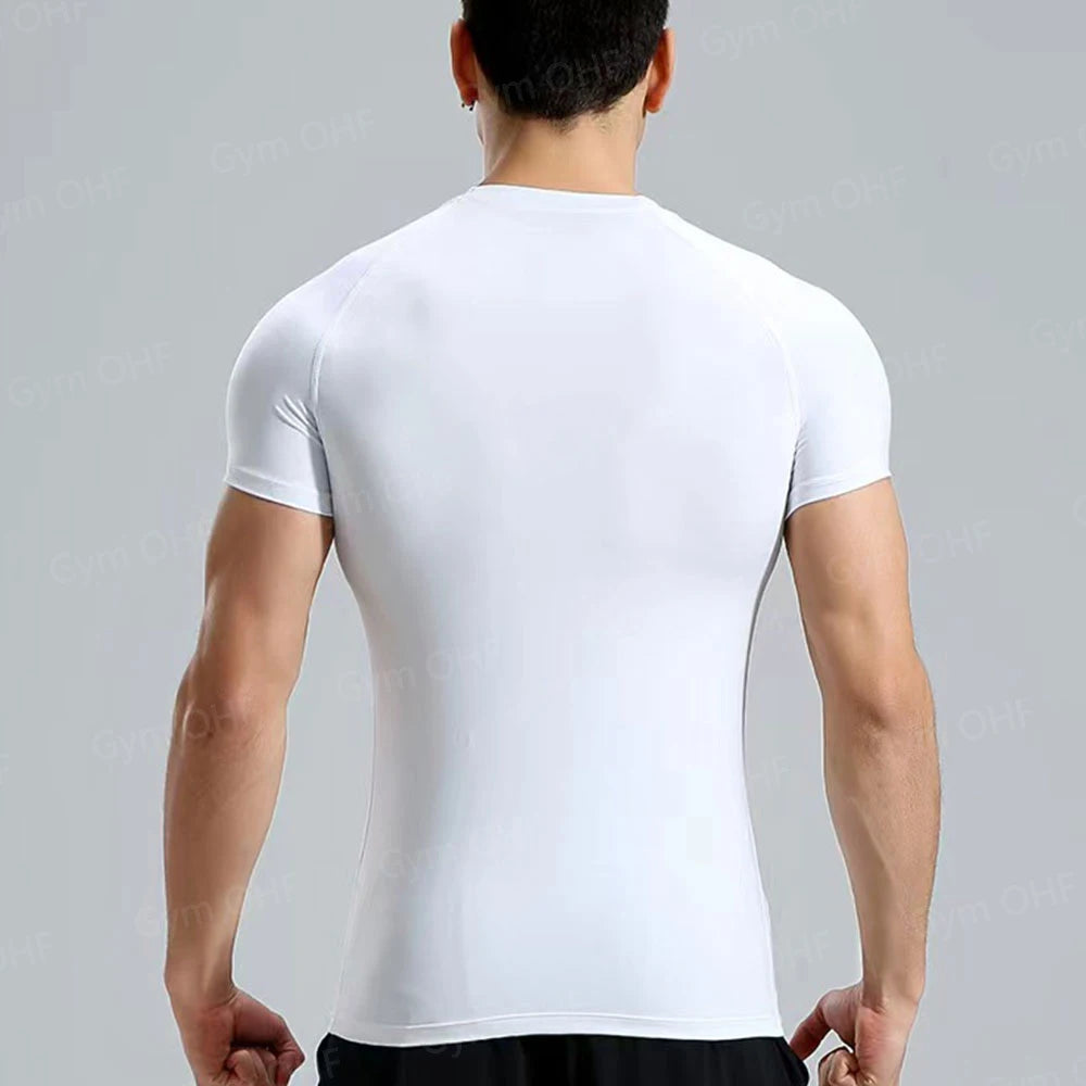 T Shirt Men Rashguard Jiu Jitsu Bjj Gym Fitness Running Training Shirts Boxing Jersey Compression Nightwing Print Tops For Male