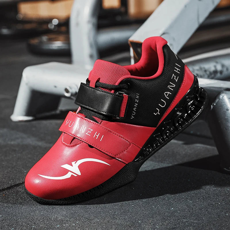 Professional Weightlifting Shoes for Men Women Flat Bottom Power Training Sneakers Indoor Gym Footwears Comfortable