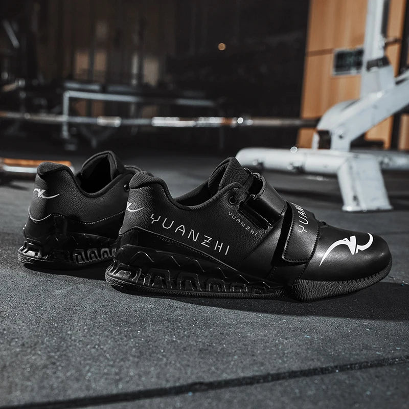 Professional Weightlifting Shoes for Men Women Flat Bottom Power Training Sneakers Indoor Gym Footwears Comfortable