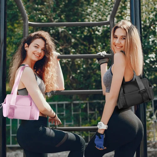 Gym Bag Waterproof Sports Fitness Bag Large Capacity Handbag Tote Duffle Bag Nylon Multifunctional Storage Bag Women Gym Bags