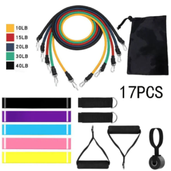 11-Piece Resistance Band Set