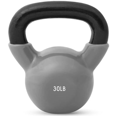 JFIT 30 LB Vinyl Iron Kettlebell