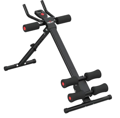 RELIFE REBUILD YOUR LIFE AB Workout Machine Abdominal Trainer Foldable Ab Cruncher Strength Training Equipment for Home Gym 440 LBS