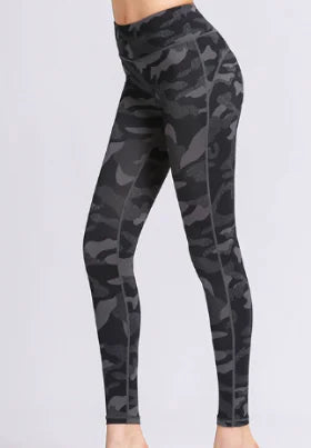 Camouflage High Waist Yoga Pants for Activewear
