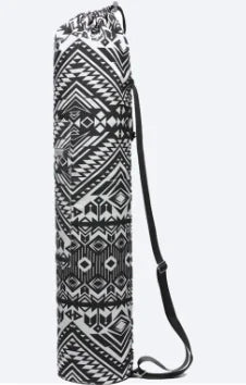 Printed Canvas Yoga Backpack