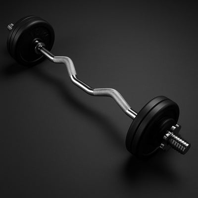 Philosophy Gym 30 LB Rubber Curl Barbell