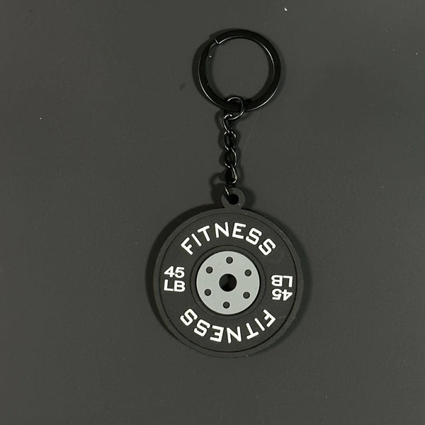 Mini Barbell Keychain