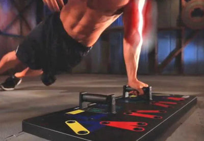 Push-Up Stand and Board for Core Workout