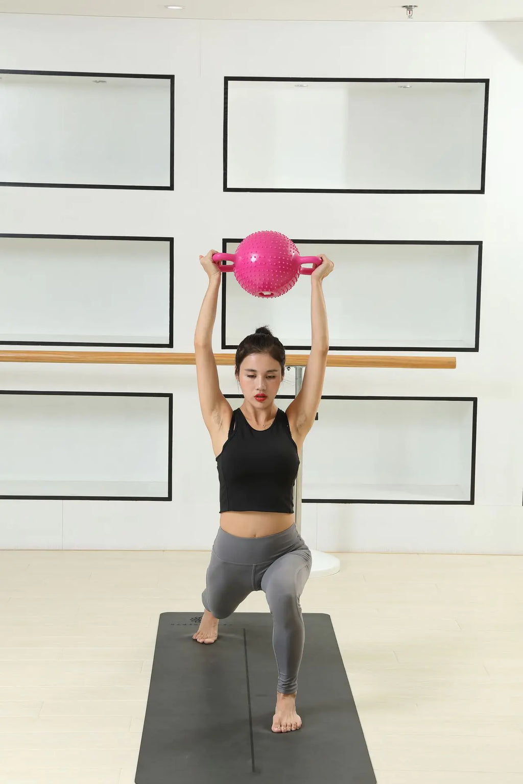 Water Bottle Dumbbell with Dual Handles for Yoga Fitness