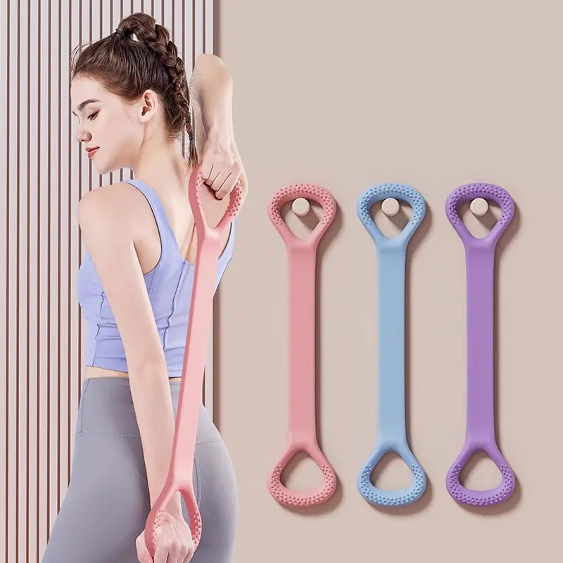 Silicone Resistance Band for Yoga and Stretching
