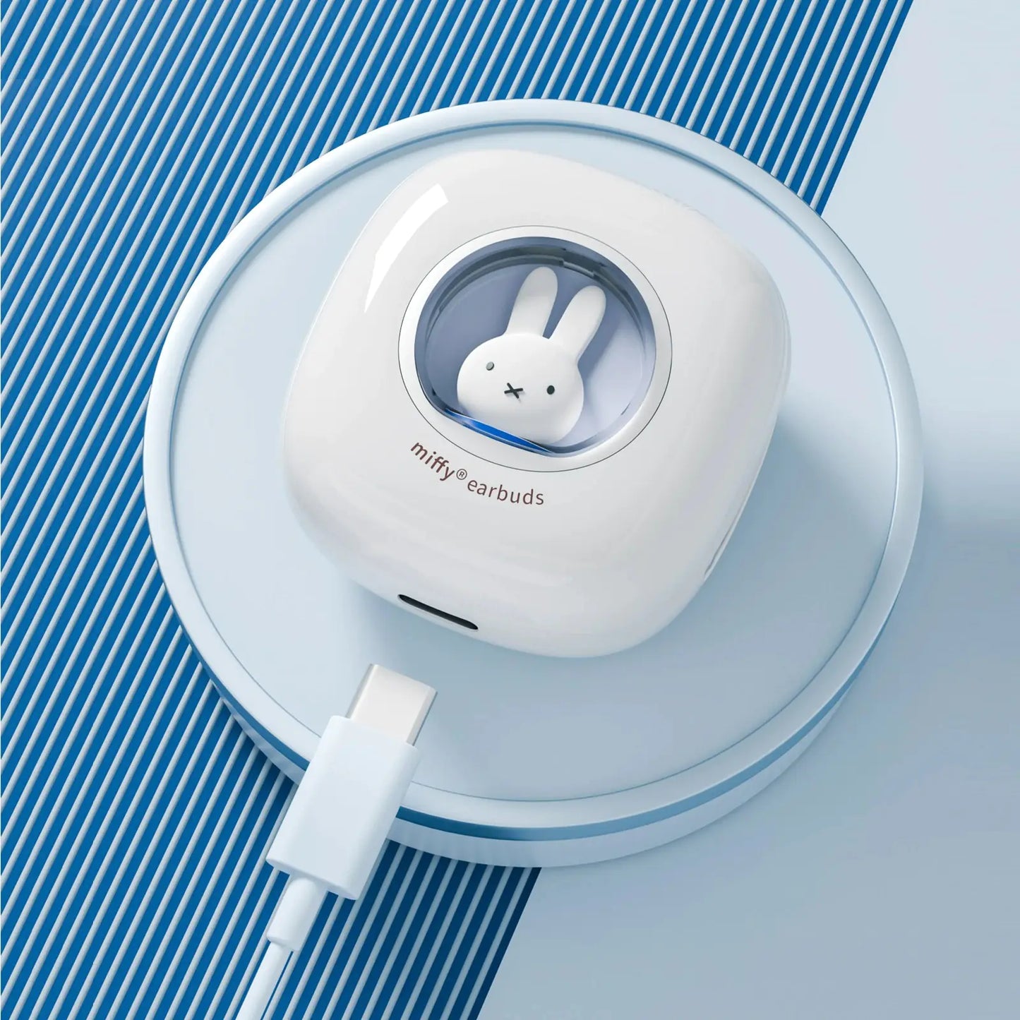 Miffy Bluetooth 5.3 Wireless Earbuds with Touch Control