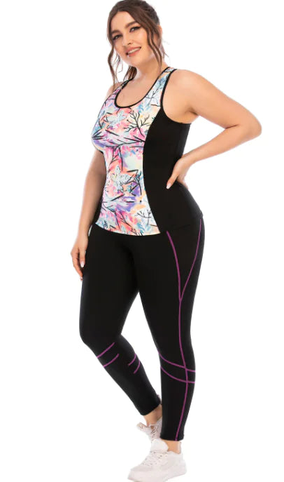 Large Size Women's Activewear Yoga Sports Suit 18+