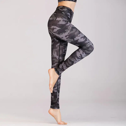 Camouflage High Waist Yoga Pants for Activewear