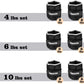 1 Pair 2 3 5 10 Lbs Adjustable Ankle Weights for Women Men Kids, Strength Training Wrist and Ankle Weights Sets for Gym, Fitness Workout, Running, Lifting - Black Grey Pink Blue Purple